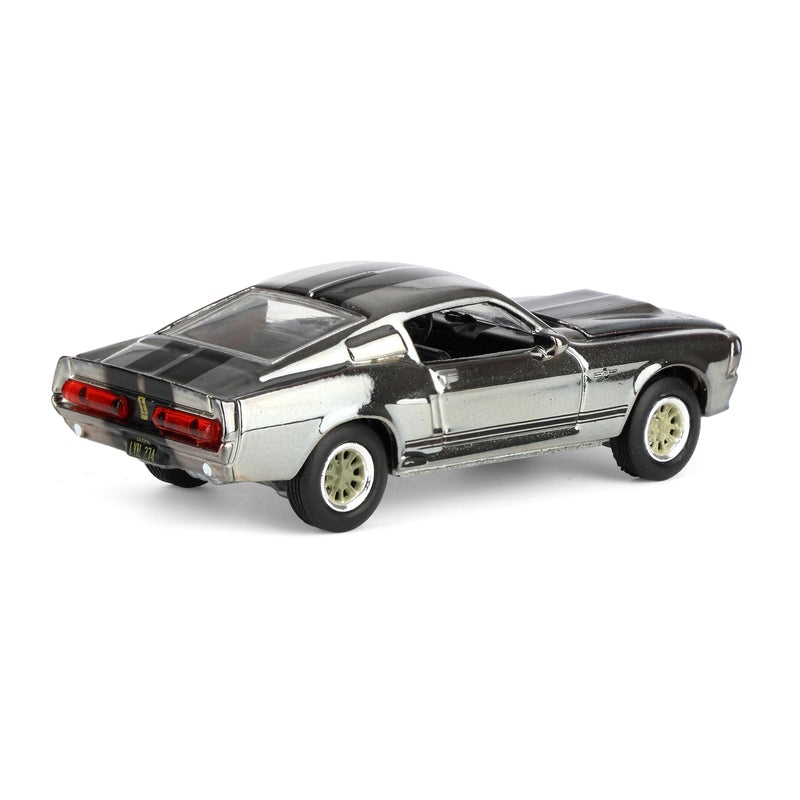 1/64 1967 Ford Mustang "Eleanor", Silver Chrome Edition, Gone in Sixty Seconds (2000), Hobby Exclusive