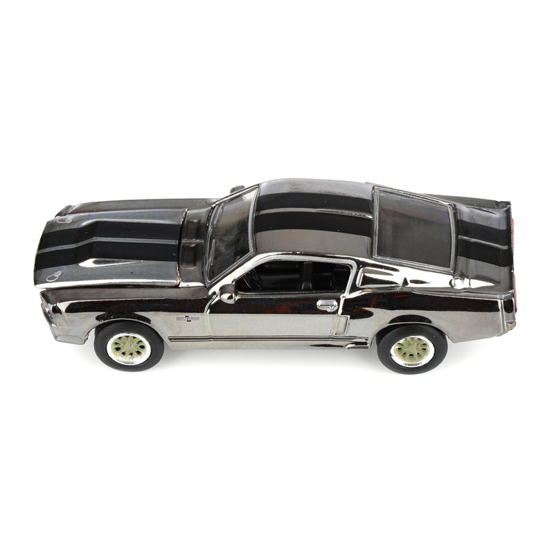 1/64 1967 Ford Mustang "Eleanor", Silver Chrome Edition, Gone in Sixty Seconds (2000), Hobby Exclusive