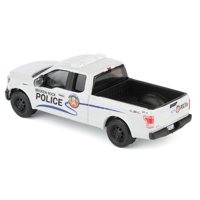 1/64 2017 Ford F-150 Emergency Vehicle, Yellowstone Broken Rock Tribal Reservation Police, Dealer Exclusive by GreenLight Collectibles, Hollywood Series