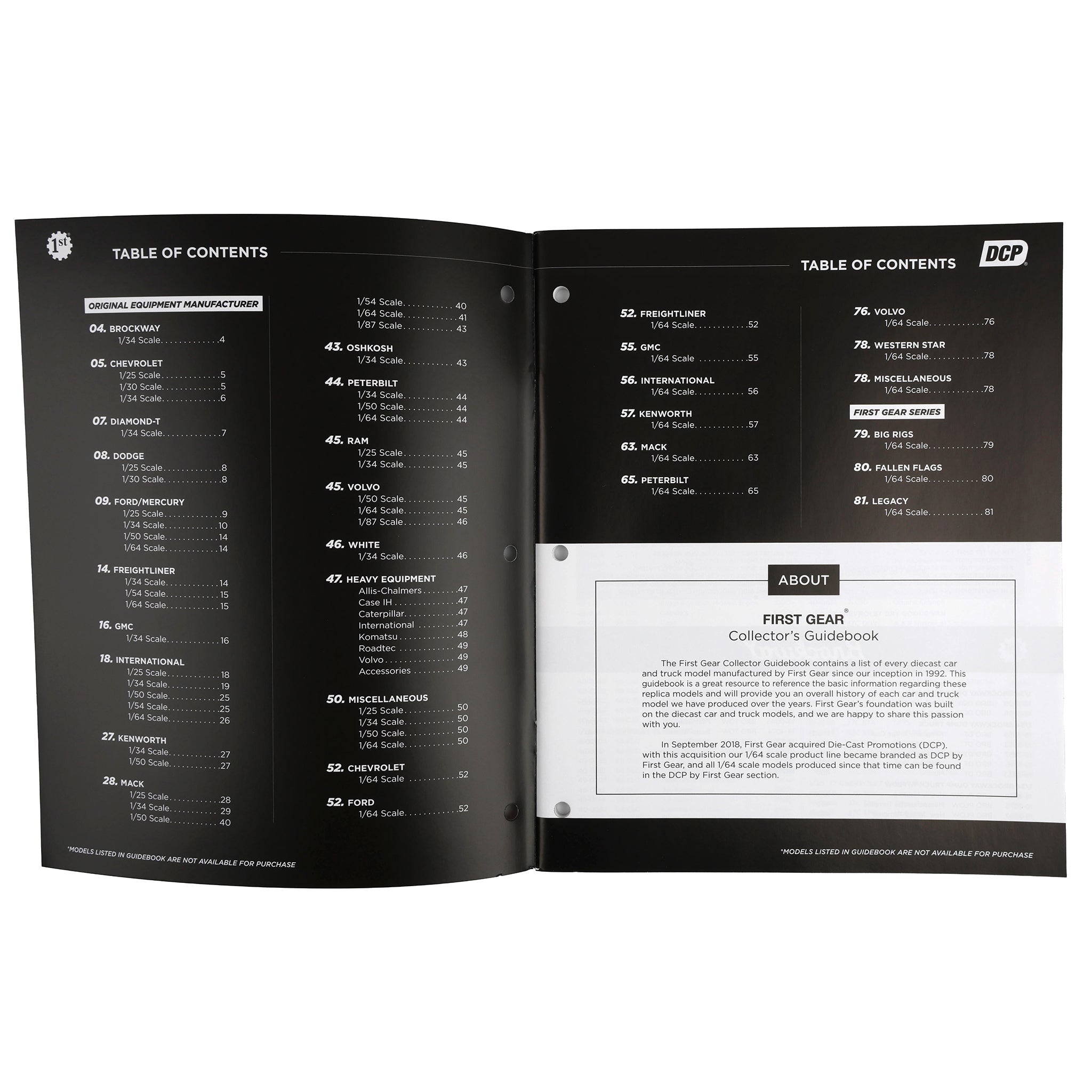 GuideBK-2025 DCP 2025 First Gear & DCP Collector's Guidebook