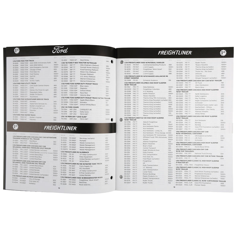 2025 First Gear & DCP Collector's Guidebook