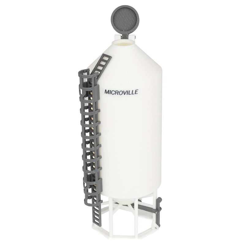 1/64 16-04 Smooth Wall Hopper Bin by Microville Toys