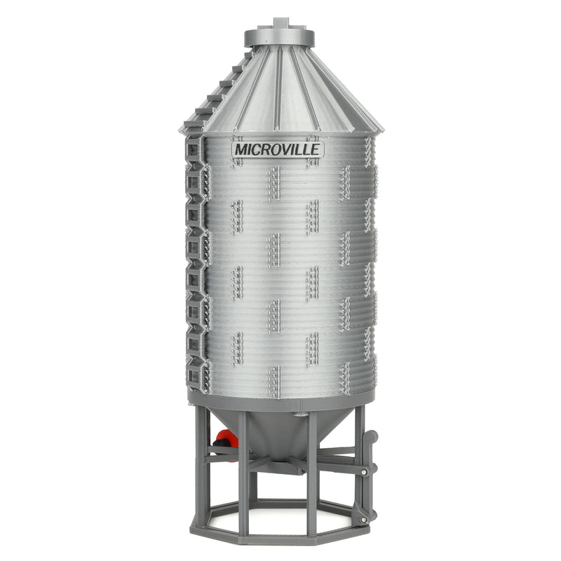 1/64 16-08 Corrugated Hopper Bin by Microville Toys