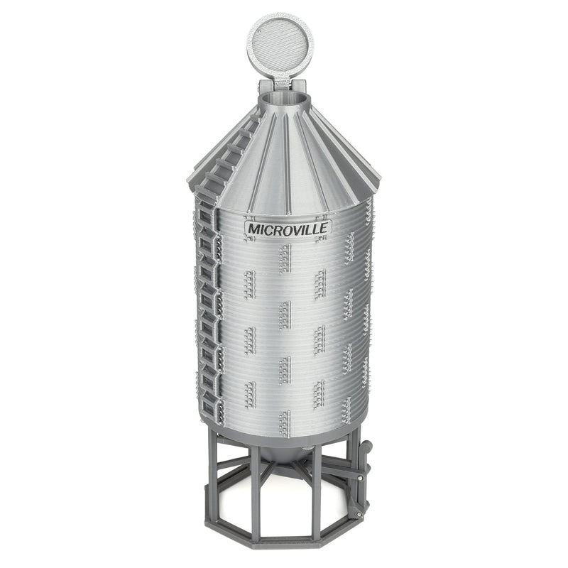 1/64 16-08 Corrugated Hopper Bin by Microville Toys