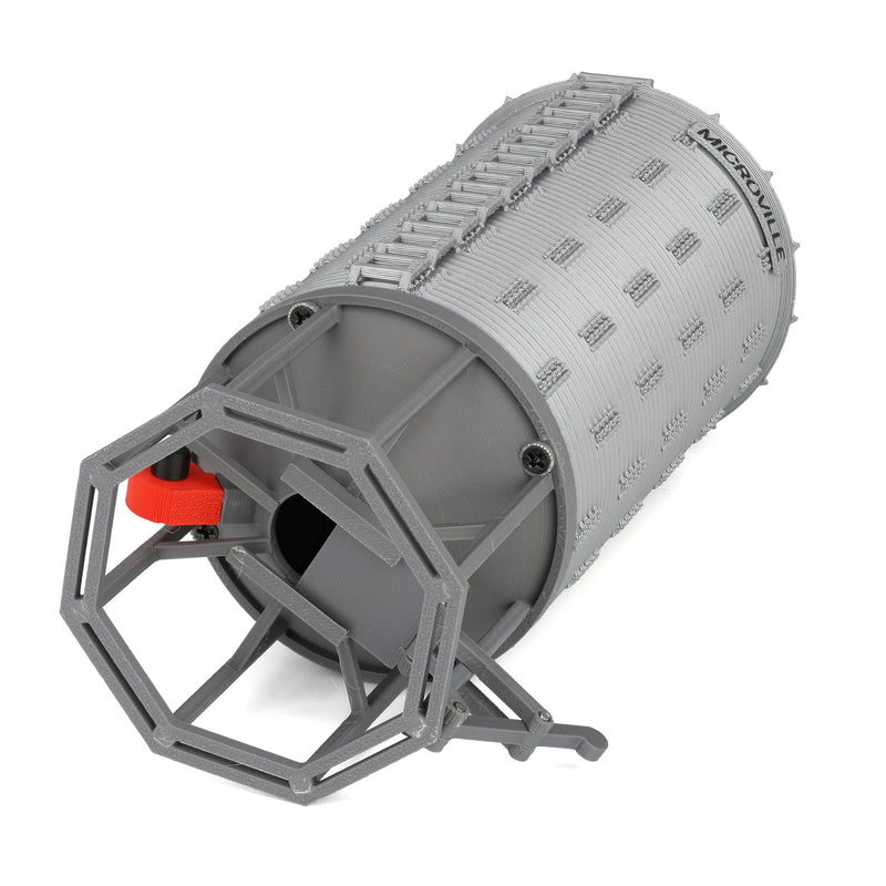 1/64 16-10 Corrugated Hopper Bin by Microville Toys