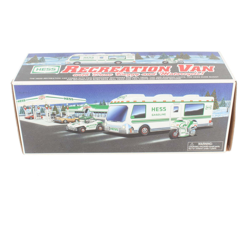 Hess Recreational Van (RV) with Motorcycle and Dune Buggy, 1998