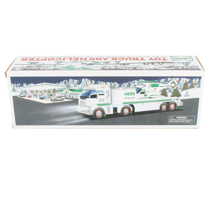 Hess Gasoline Toy Truck and Helicopter with Lights, 2006 Edition