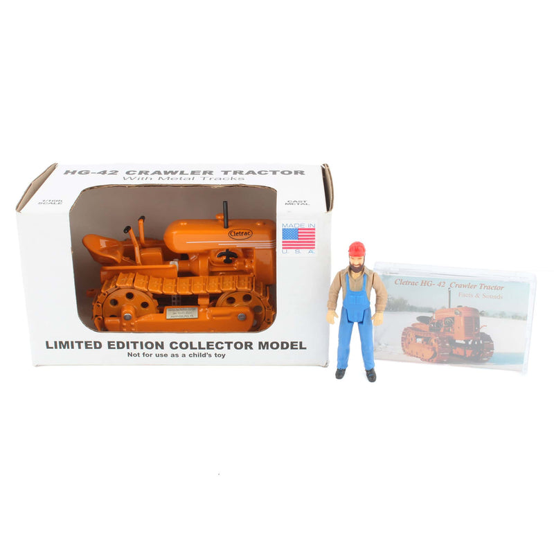 1/16 Cletrac HG-42 Crawler with Bonus Figure and Cassette Tape by Nolt Enterprise, 88th PA Farm Show in 2004