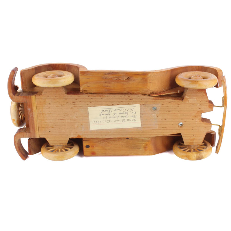 Hand Made Wood 1930's Style Car by James Young