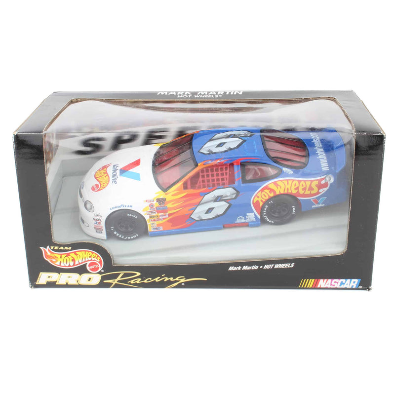 1/24 Pro Racing #6 Mark Martin Diecast NASCAR Race Car by Hot Wheels