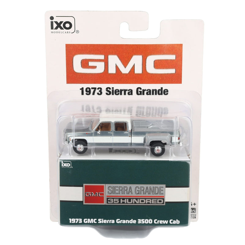 Raw Chase Unit ~ 1/64 1973 GMC Sierra Grande 3500 Crew Cab Dually, Limited Edition IXO Models