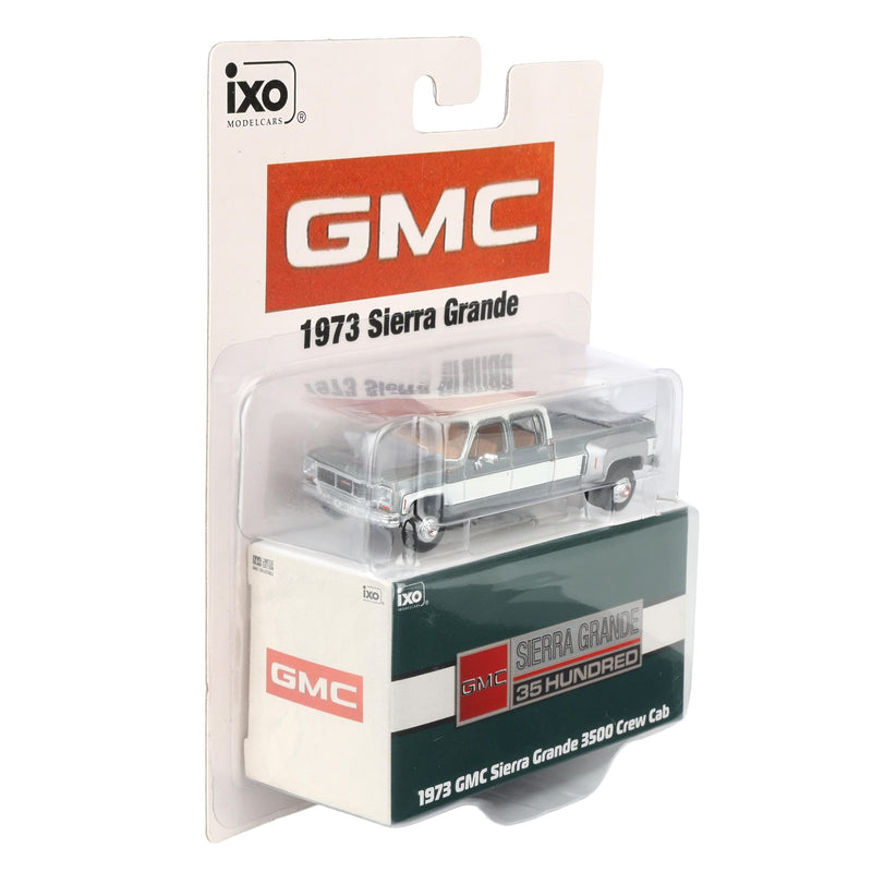 Raw Chase Unit ~ 1/64 1973 GMC Sierra Grande 3500 Crew Cab Dually, Limited Edition IXO Models