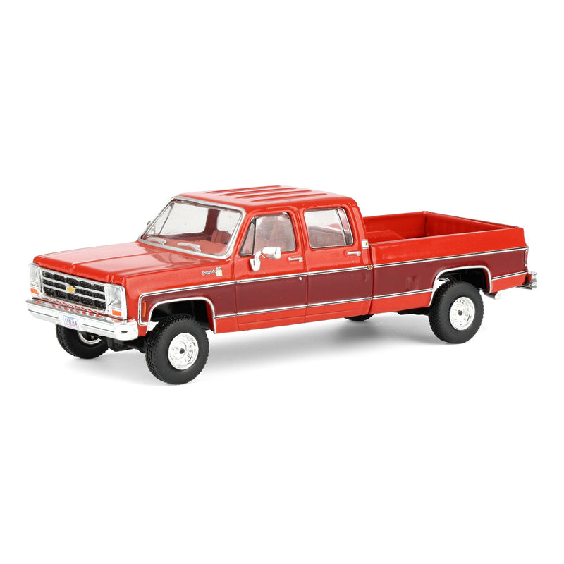 1/64 1979 Chevrolet Scottsdale K20 Carmine Red and Dark Carmine Red by IXO America
