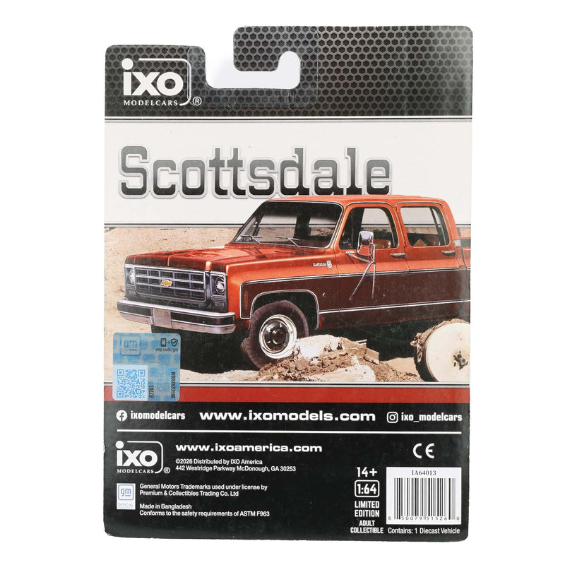 1/64 1979 Chevrolet Scottsdale K20 Carmine Red and Dark Carmine Red by IXO America