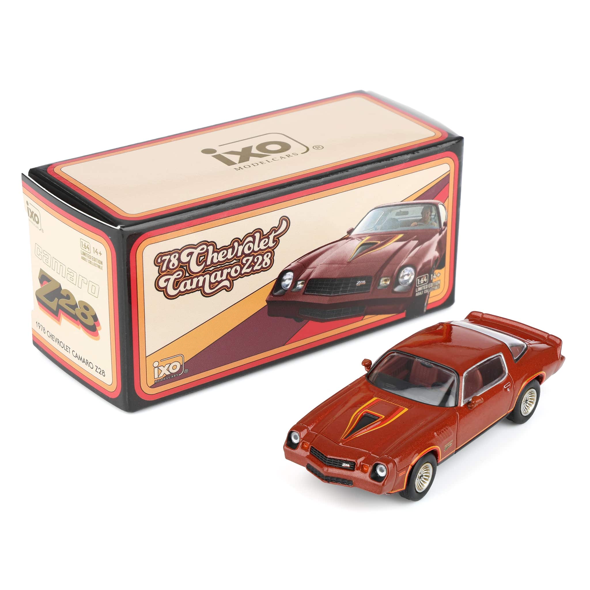 1/64 1978 Chevrolet Camaro Z28 Carmine Metallic by IXO America