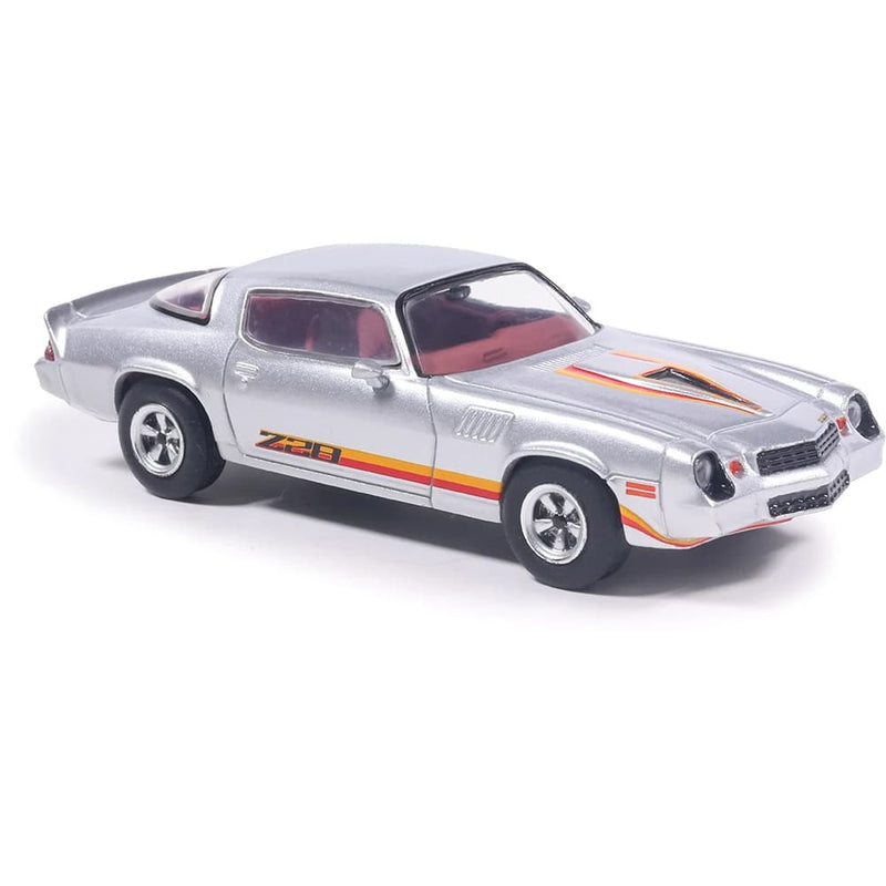 1/64 1979 Chevrolet Camaro Z28 Silver with Orange Stripes by IXO America