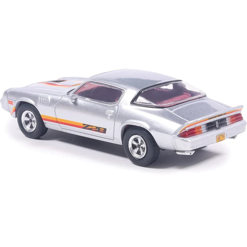 1/64 1979 Chevrolet Camaro Z28 Silver with Orange Stripes by IXO America