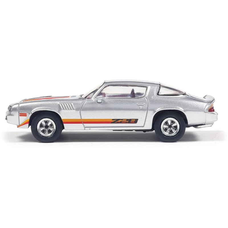 1/64 1979 Chevrolet Camaro Z28 Silver with Orange Stripes by IXO America
