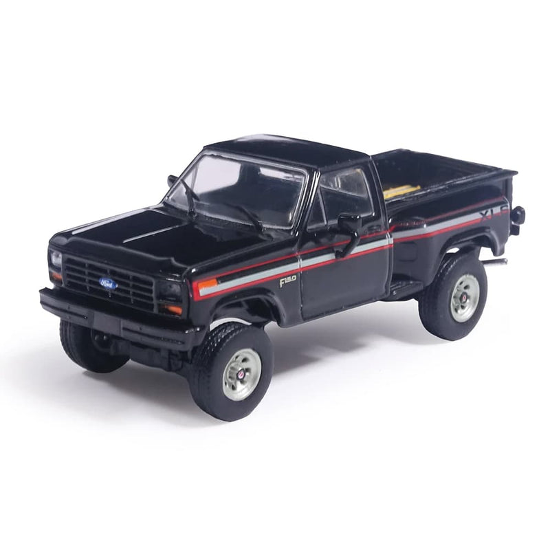 1/64 1983 Ford F-150 XLS Flareside 4x4 Raven Black by IXO America