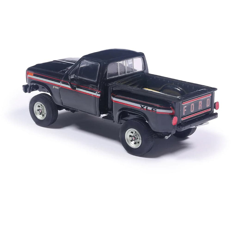 1/64 1983 Ford F-150 XLS Flareside 4x4 Raven Black by IXO America