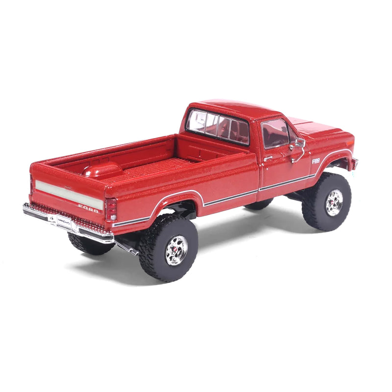 1/64 1985 Ford F-250 XLT Lariat 4x4 Long Bed Pickup Truck, Dark Canyon Red by IXO America