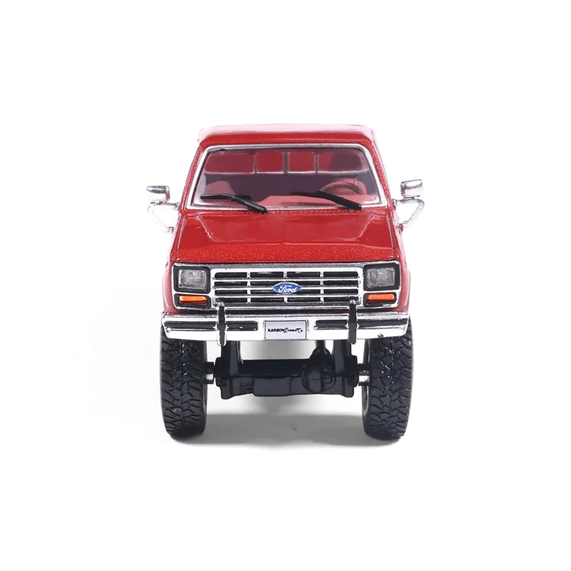 1/64 1985 Ford F-250 XLT Lariat 4x4 Long Bed Pickup Truck, Dark Canyon Red by IXO America