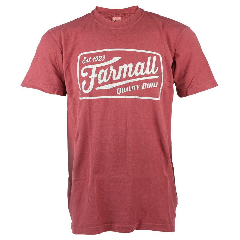 Adult Farmall Quality Built Vintage Style Red Relaxed Fit Shortsleeve T-Shirt