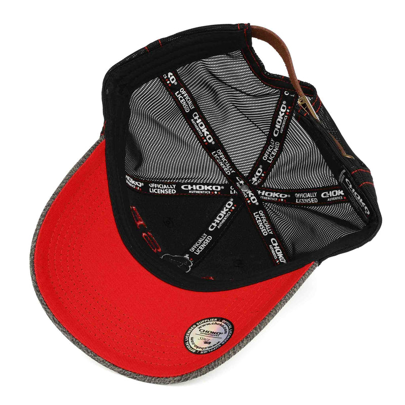 Case Abe Eagle Gray & Black Canvas Mesh Back Cap