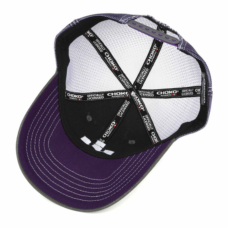 IH Logo Ladies Ombre Gray & Purple Mesh Back Cap