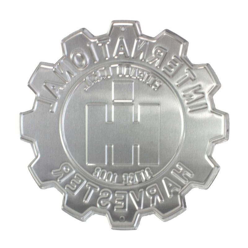 International Harvester Metal Gear Sign, 12in