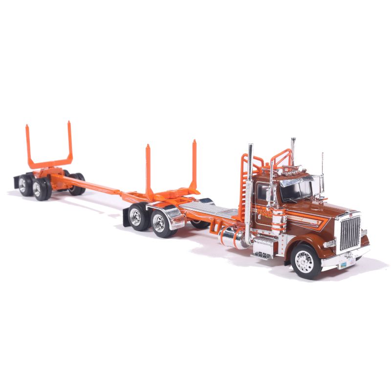 1/64 Peterbilt 379 Pacific Northwest Style Logging Truck, Kulak & Sons Trucking 7, by J1 Diecast Trucking