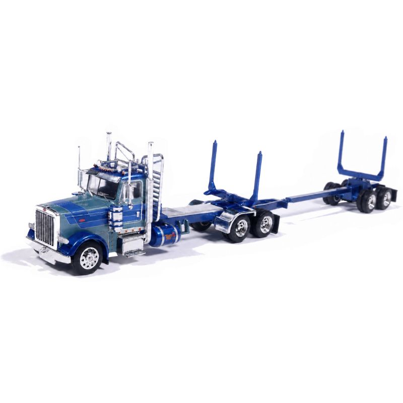 1/64 Peterbilt 379 Pacific Northwest Style Logging Truck Twig Pig, by J1 Diecast Trucking