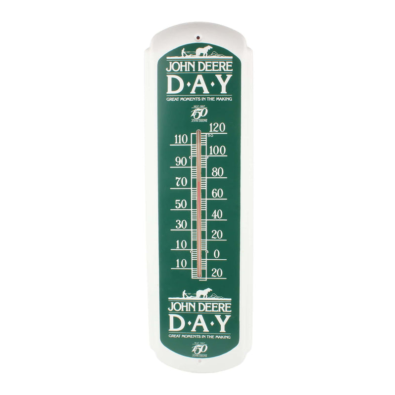 John Deere D.A.Y. Great Moments in the Making 150th Anniversary Thermometer Sign