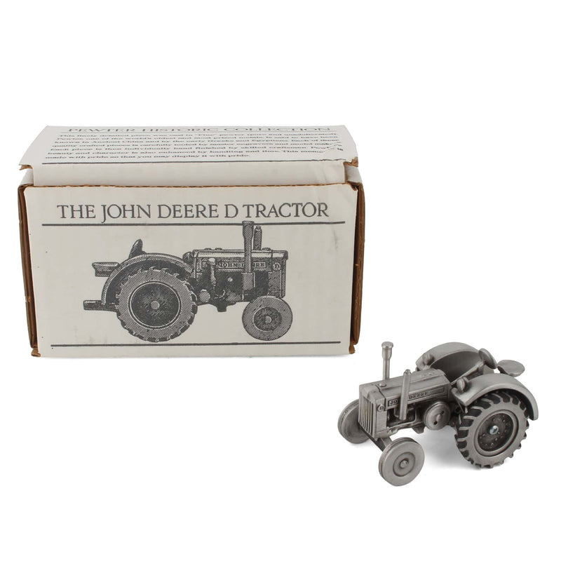 1/43 John Deere Model "D" Wide Front Collectible Tractor in Pewter by SpecCast