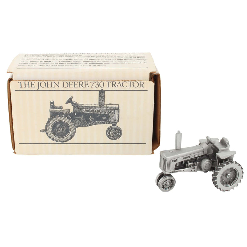 1/43 John Deere 730 Narrow Front Tractor in Pewter by SpecCast