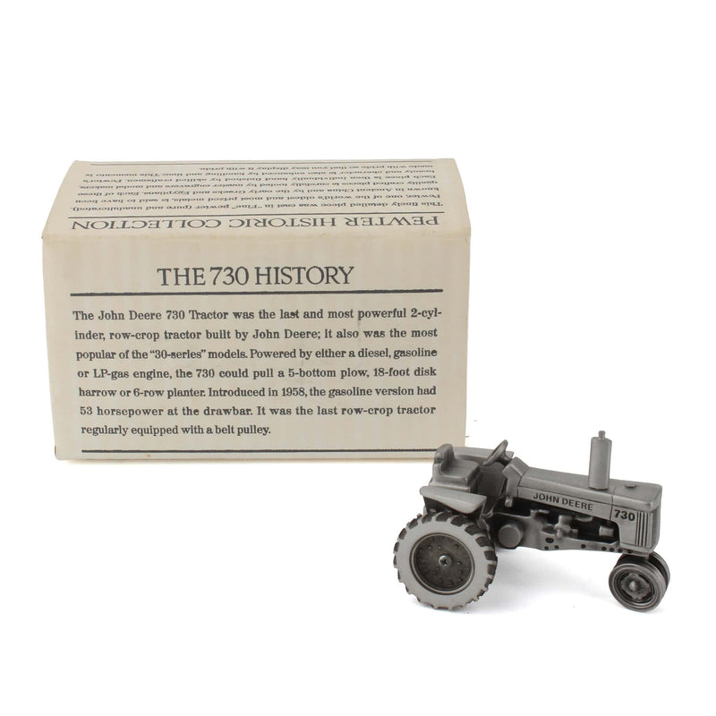 1/43 John Deere 730 Narrow Front Tractor in Pewter by SpecCast