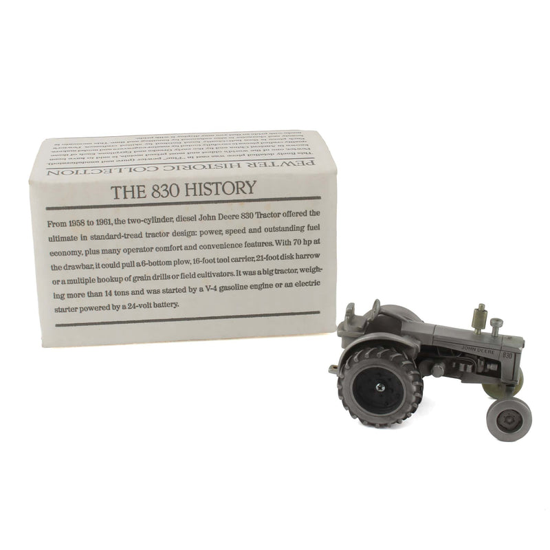 1/43 John Deere 830 Tractor in Pewter by SpecCast