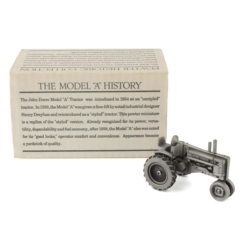 1/43 John Deere Model "A" Tractor Made of Pewter by SpecCast