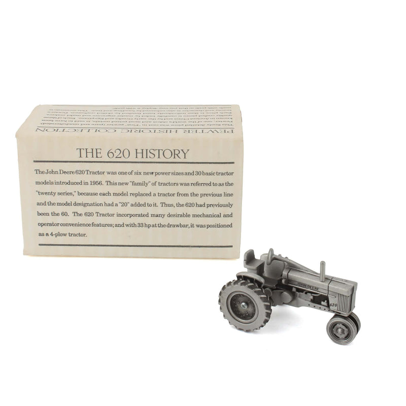 1/43 John Deere 620 Narrow Front Tractor in Pewter by SpecCast