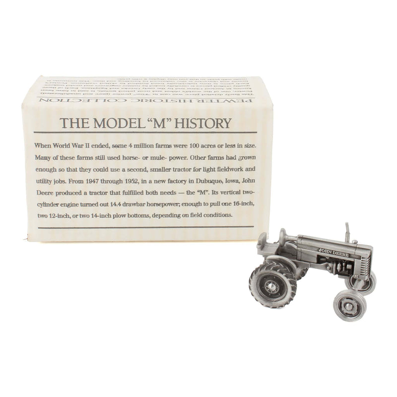 1/43 John Deere Model "M" Wide Front Collectible Tractor in Pewter by SpecCast