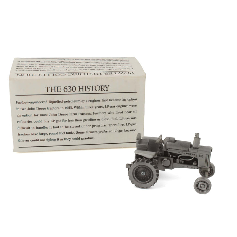1/43 John Deere 630 Wide Front Collectible Tractor in Pewter by SpecCast