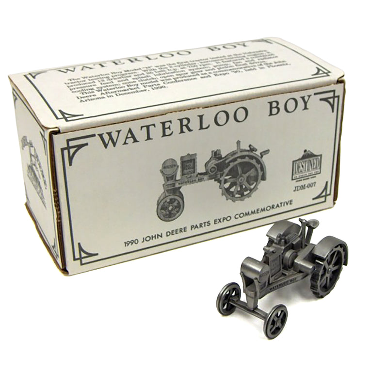 Pewter John Deere Waterloo Boy Collectible Tractor by Spec-Cast