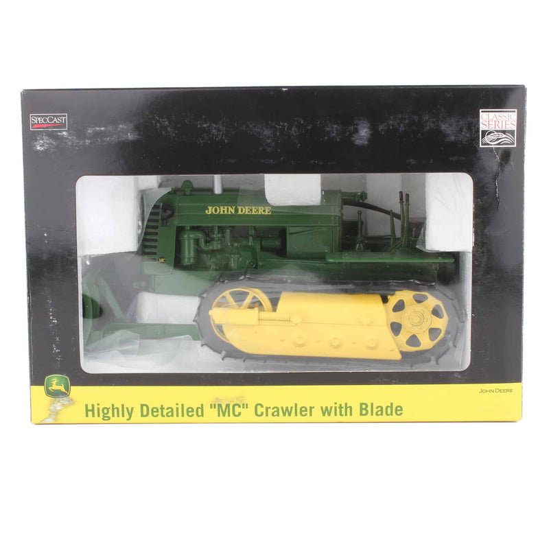 1/16 John Deere MC Crawler with Blade and Steel Tracks by SpecCast - Damaged Item