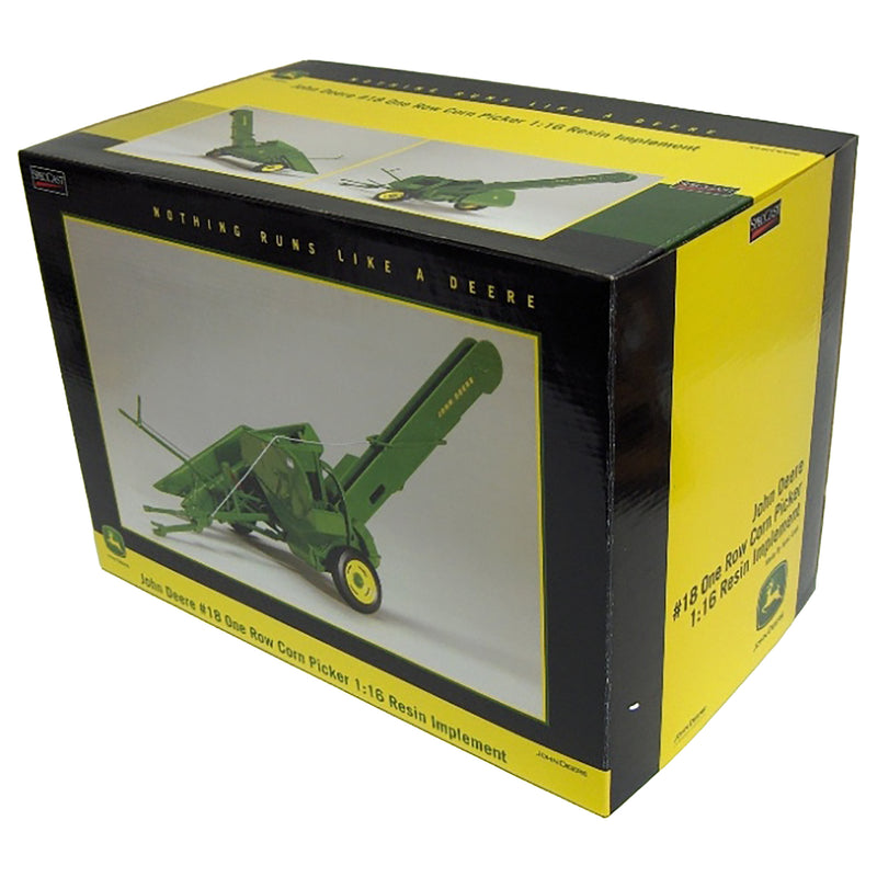 1/16 John Deere #18 One Row Resin Corn Picker Implement by SpecCast, Limited Edition