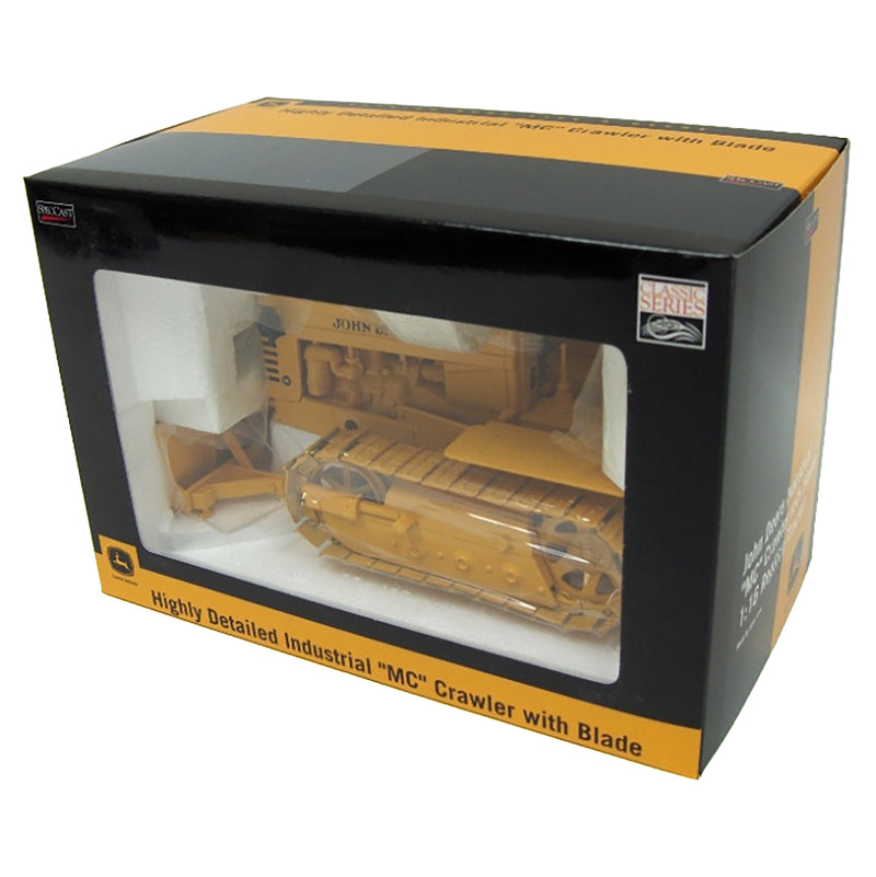 1/16 John Deere Industrial MC Crawler with Steel Blade & Tracks by SpecCast