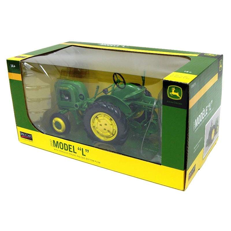 1/16 John Deere L Tractor with Hercules Engine & One-Bottom Plow by SpecCast