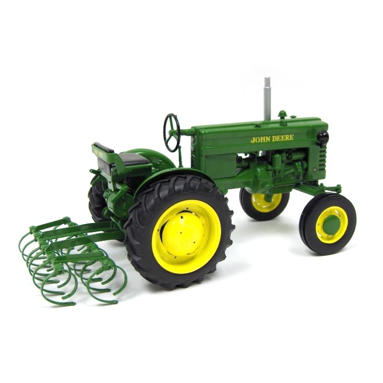 1/16 1949 John Deere Model M Tractor with Spring Tooth Harrow by SpecCast