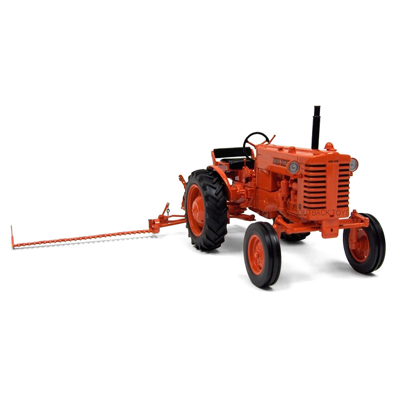 1/16 High Detail John Deere MI Orange Tractor with Sickle Bar Mower