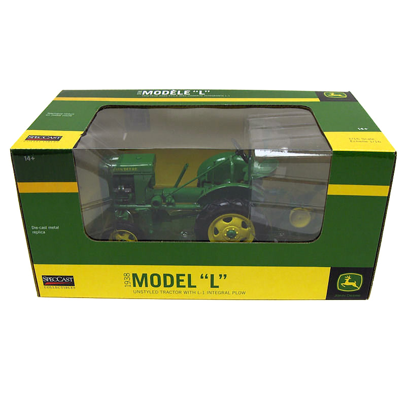 1/16 John Deere L Tractor with Plow by SpecCast