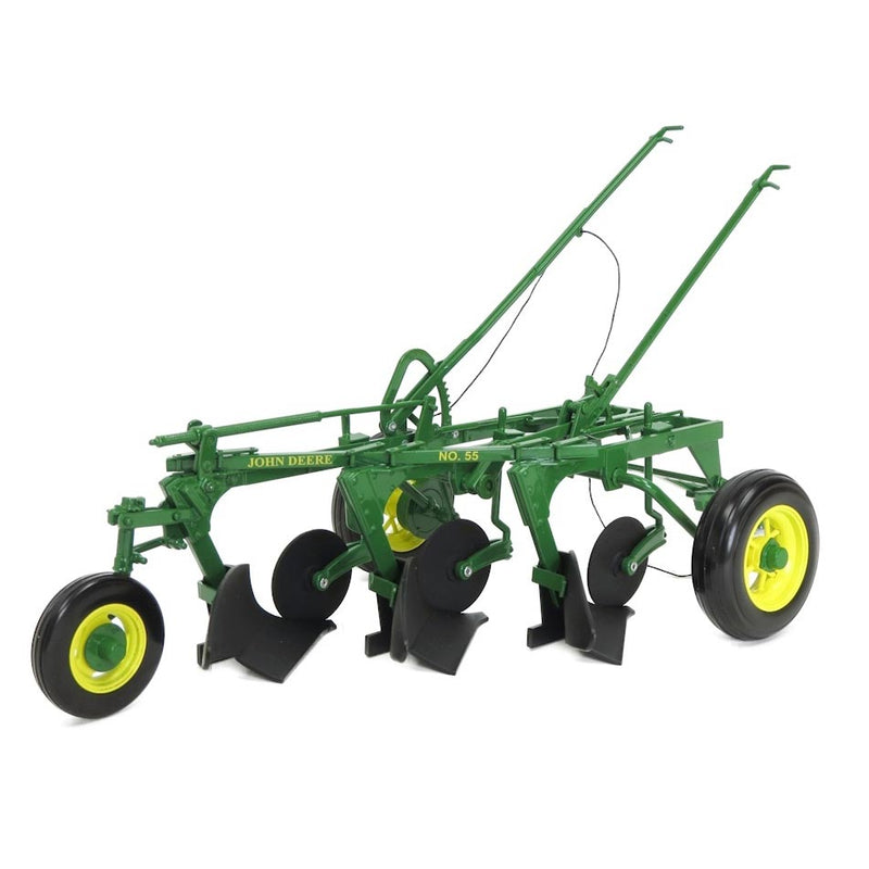 1/16 John Deere #55 Three Bottom Plow on Rubber with Clutch Lift by SpecCast